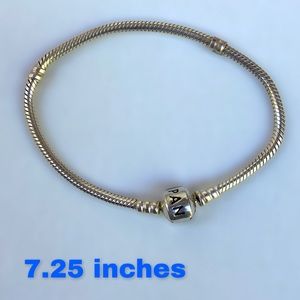 Pandora Moments Snake Chain Bracelet 7.5 inches